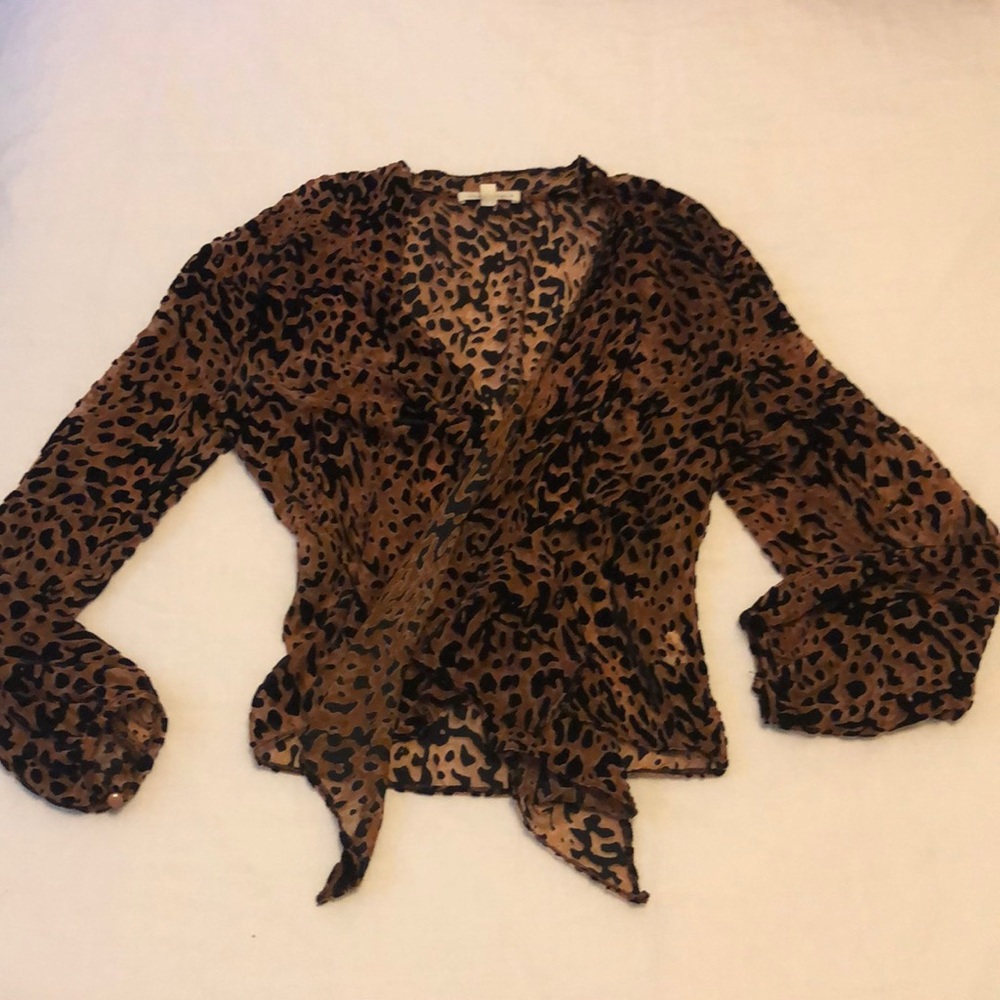 brand new animal print shawl! super cute!